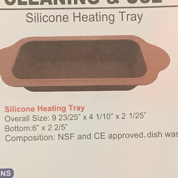 Pack of 5 Silicone heating trays - Picture 3 of 3
